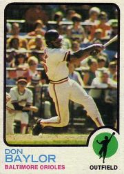 1973 Topps Baseball Cards      384     Don Baylor